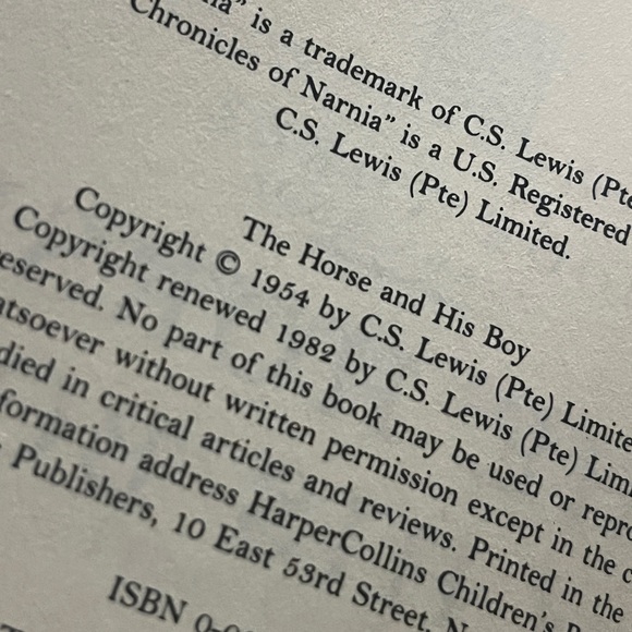 🔥 C.S. Lewis The Chronicles Of Narnia volume 3-7 Rare - Picture 4 of 4